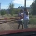 How many ladies does it take to open the gate?