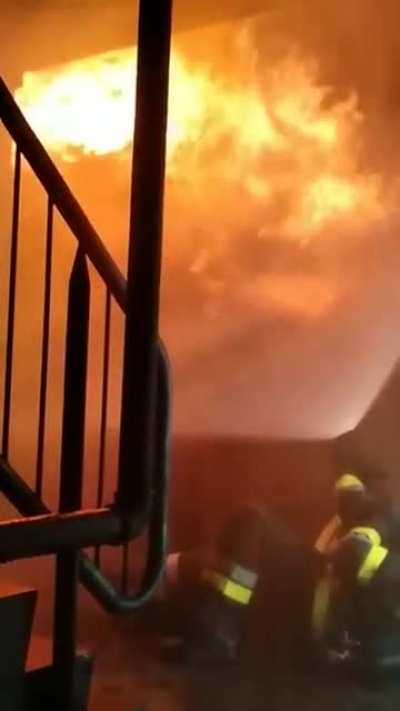 Hardcore fire fighting.