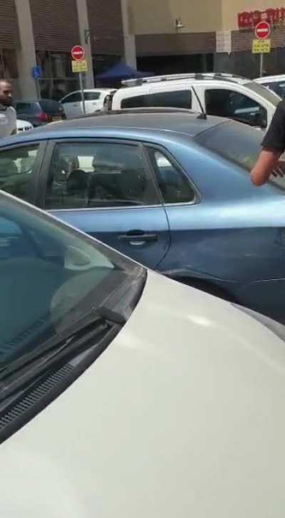 Israel: An idiot left a baby inside a car on a very hot day.