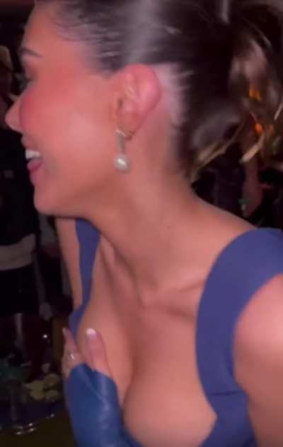 Cleavage & Tongue Out for her 23rd Birthday