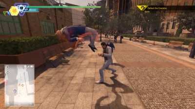 Kiryu Beats Up Students