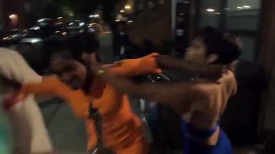 Girl gets beatdown and possible concussion in NYC.