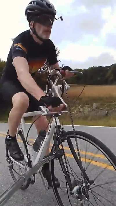 This one's for all the stupid suburbanites who think they need large AWD SUVs. Proof you can have an AWD bike just fine!!