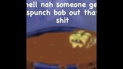 Pico reacts to Spunch Bob.
