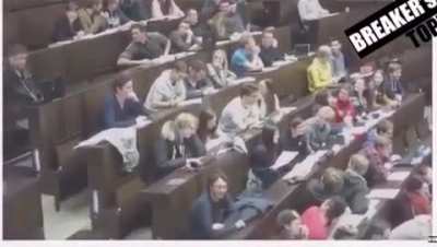 He’s never showing his face at university after this.
