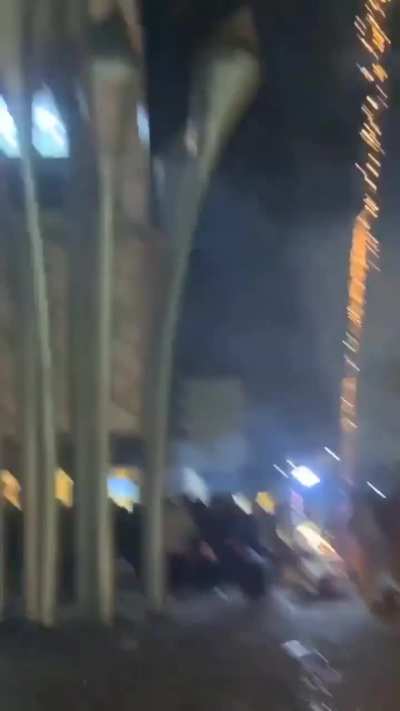 Having fireworks on top of sewer is not a good idea.