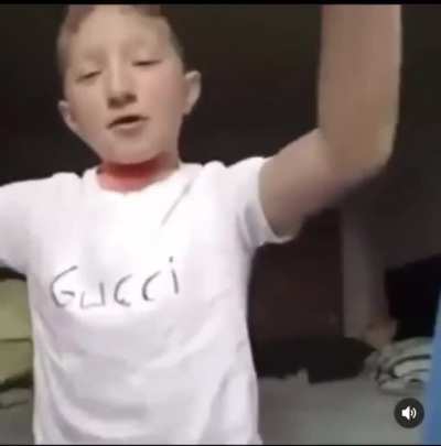 racist kid.