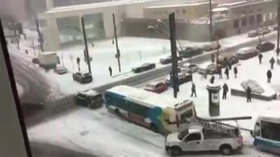 WCGW driving down busy icy streets?