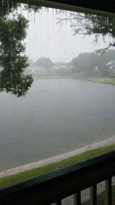 Rain with some thunder from yesterday