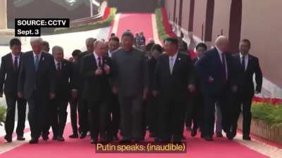 这就是央视发文撤销版权的关于“器官移植与活到150岁”的路透社切片，在普京提起“器官移植”之前，确实是习近平先说70岁的人还很年轻的，把音量调到最大就能听出那就是习近平本人的声音