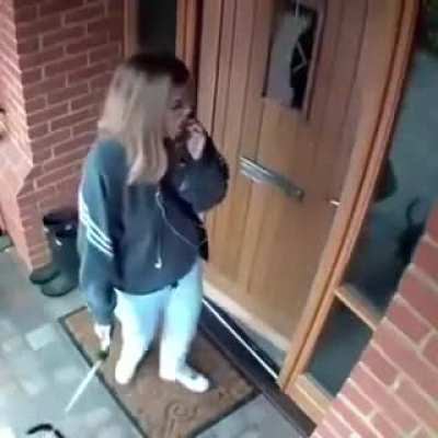 Didn’t even lock the door