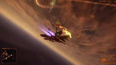 Being chased by a shitton of missile