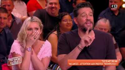 Unexpected plot on national french tv
