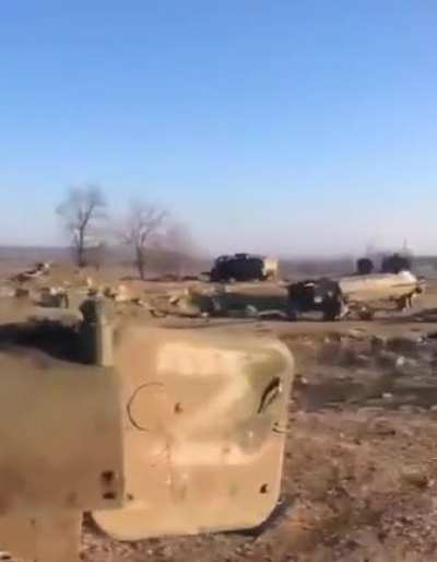 And here is a video of a defeated column of putin's troops in the Zaporizhzhya direction today.