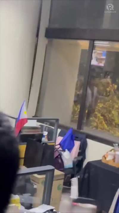 Gunshots inside the Philippine Senate amidst rumors of the ICC arrest of Senator Ronald dela Rosa over alleged crimes against humanity.
