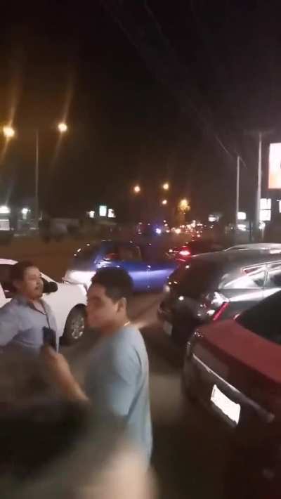 Getting Double Service In Front Of A Club