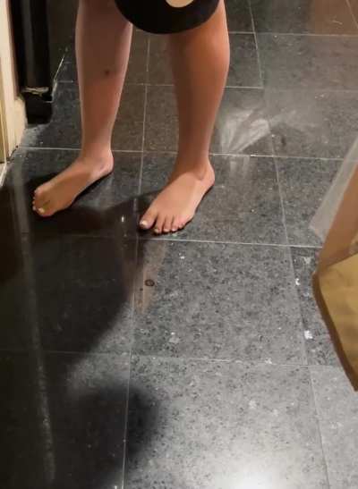 She stopped to talk to me