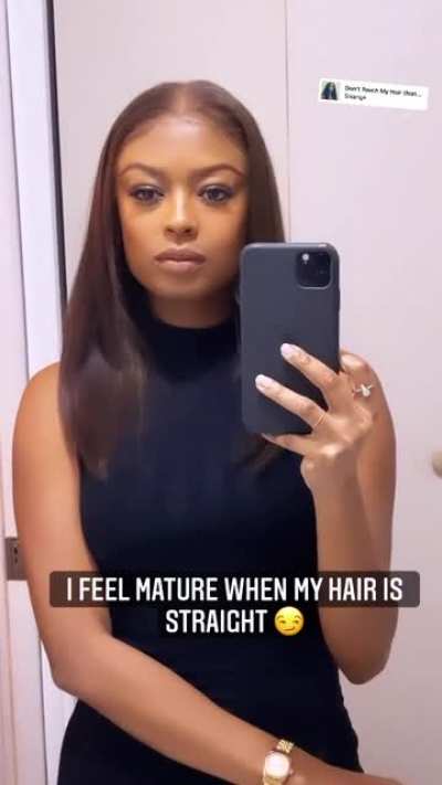 Straight hair