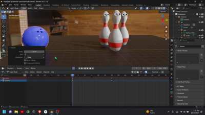 why my ball isnt rotating in animation?
