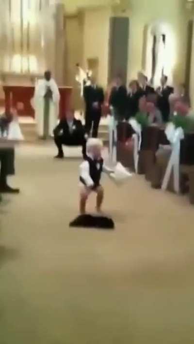Best man at the wedding
