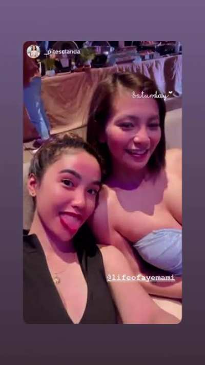 Francine Esclanda and Siobe Lim