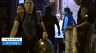 Police let couple white-clothed attackers go and got on a vehicle with CHINESE license plate.