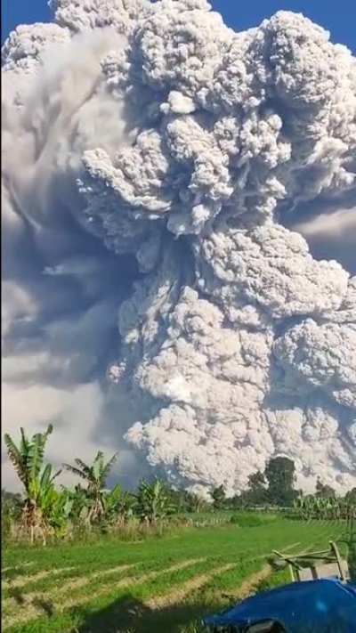 Eruption in Indonesia