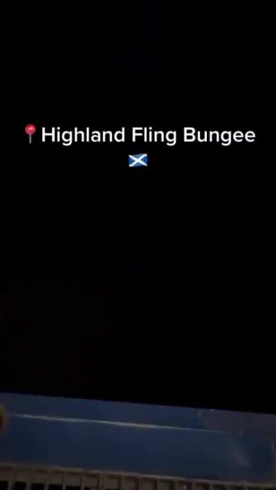 Bungee in Scotland operates at night in the pitch black
