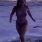 Lexee at the beach