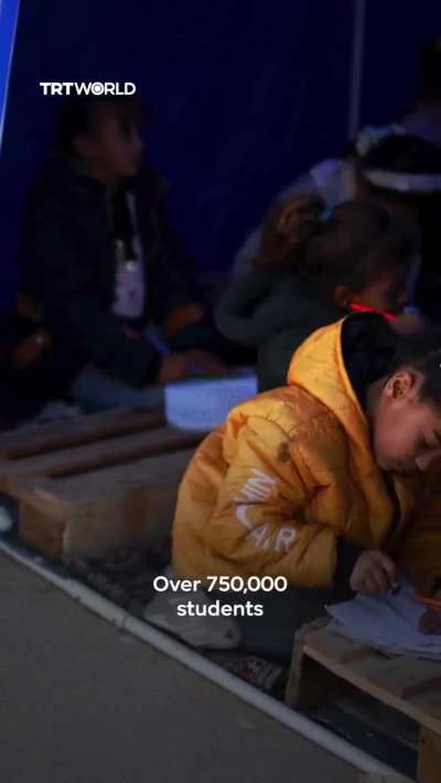 Nearly 97% of all schools have been damaged or destroyed.