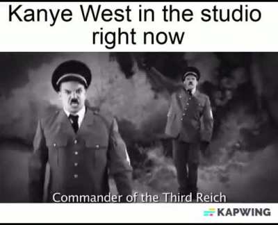 Kanye going wild fr