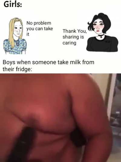 give him his milk