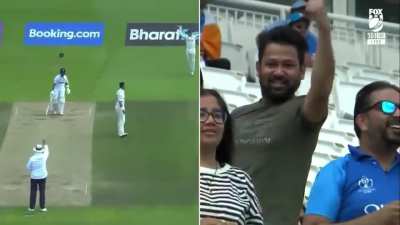 Indian Cricket fans celebrate too early, and then their player gets out