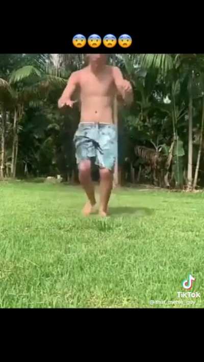 Ouch that shit got to hurt