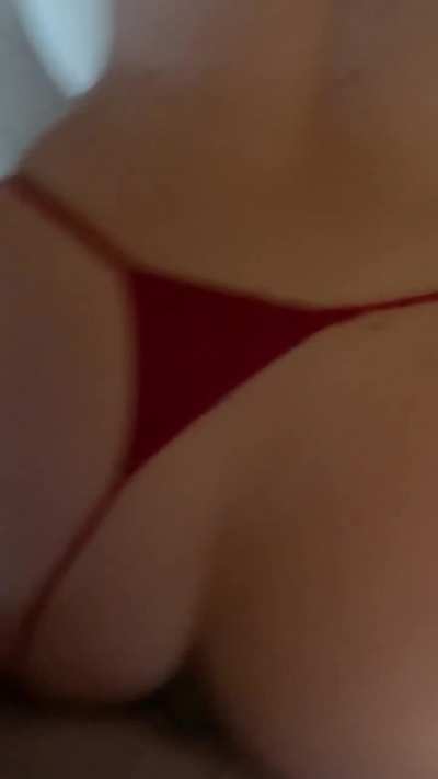 I love watching his cum drip out of my pussy 🥵