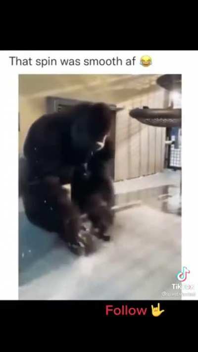 Monke spin perfectly