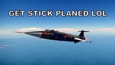 Stick plane fun