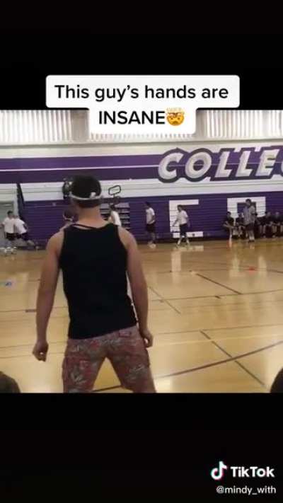 A normal game of dodgeball