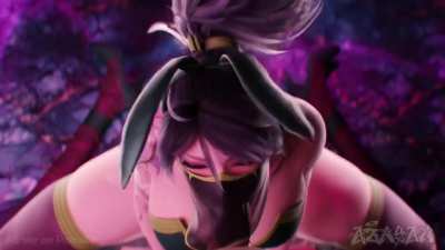 POV: Bunny Akali Blows You - Animation by: (AZNYAN07) [League of Legends]