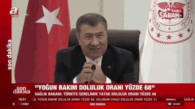 Sağlık bakanı Çin aşısı vurulduktan sonra kameralar karsisinda