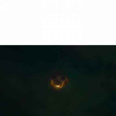 Adam Warlock from Guardians of the Galaxy 3 flying towards the camera with “Crazy On You” by Heart in the background