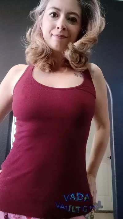 Unless you have me bent over, my tits always point up! 