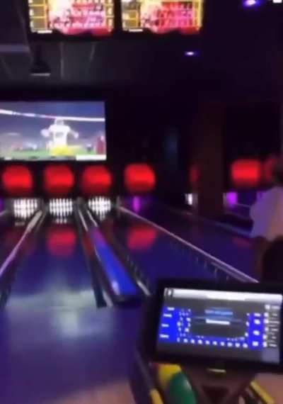 Bowling alley fight