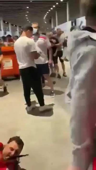 England “fans” at it again…