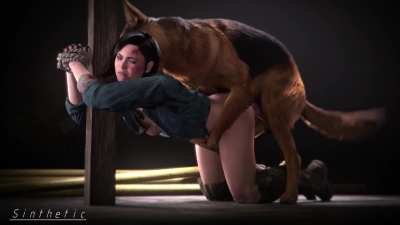 Helen Park completely submissive to fast dog pounding (sinthetic) [Call of Duty]