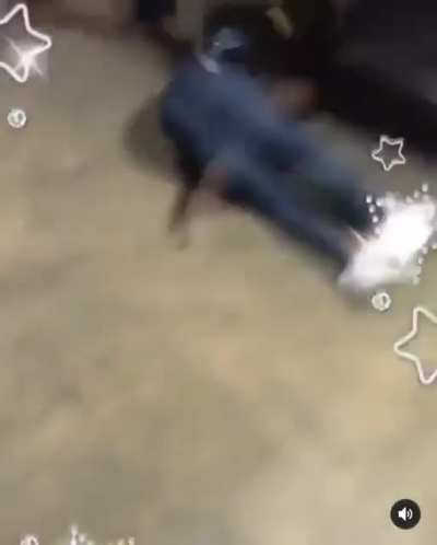 Chokeslam…