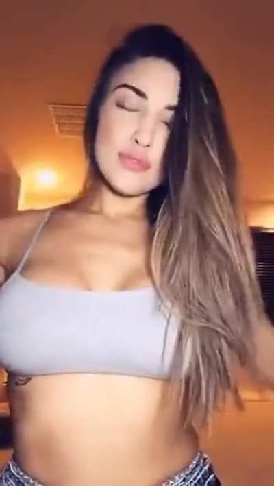 Hot brunette reveal