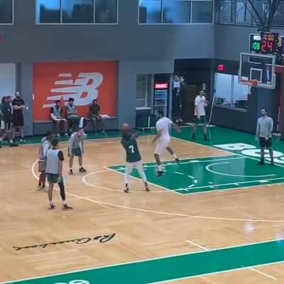 [Highlight] Some clips of Tatum and Brown playing one on one the last few days