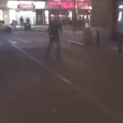 Just guys being dicks...
