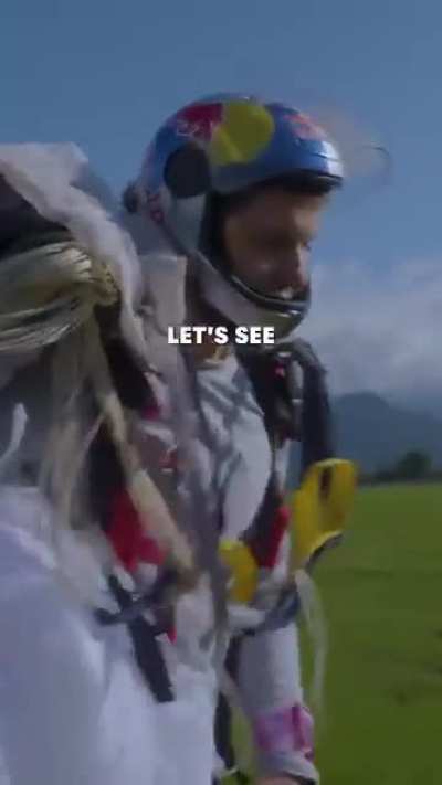 Climbing around a flying airplane